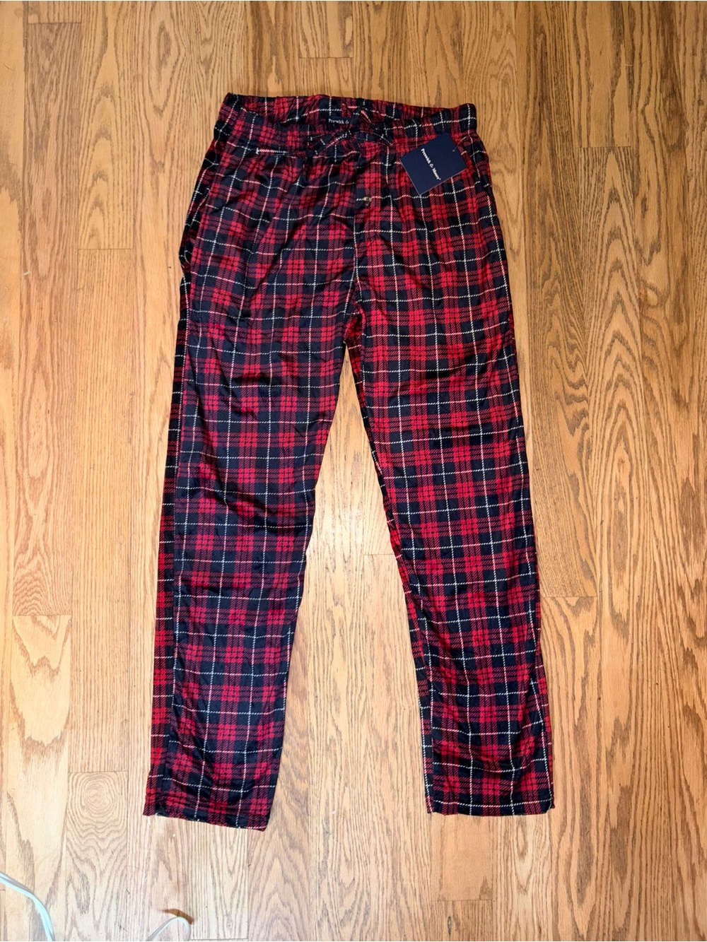 NWT Preswick & Moore Silky Fleece Sleep Pants Red Plaid Medium